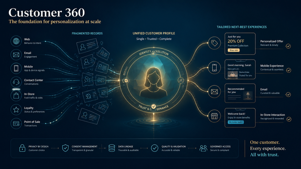 Customer 360 and Personalization at Scale: Revenue Growth and Retention